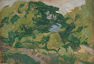 Landskab. Christiansø by Edvard Weie