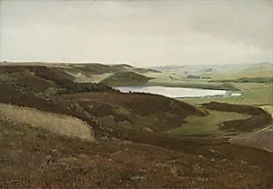 Landskab fra Bryrupegnen by L.A. Ring