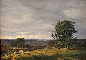 Landskab fra Esromegnen by Frederik Rohde