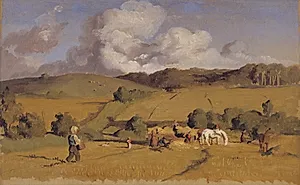 Landskab fra Holmstrup by Lorenz Frølich