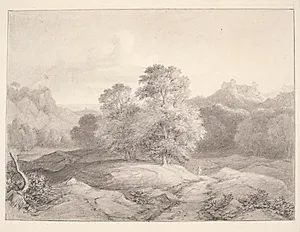 Landskab fra Roms omegn by J.L. Lund
