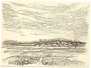 Landskab med marker