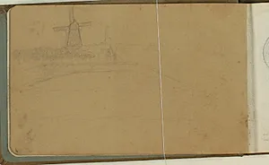 Landskab med mølle by Niels Larsen Stevns