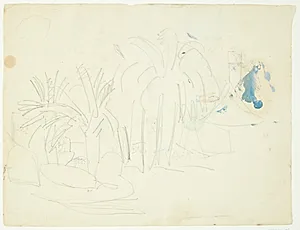 Landskab med palmer, Cannes
