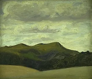 Landskab. Skørping by Harald Giersing