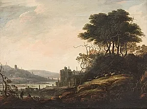 Landskab by Abraham Bloemaert