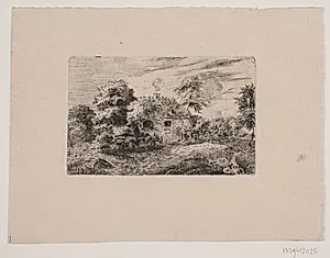 Landskab by Ludvig Messmann