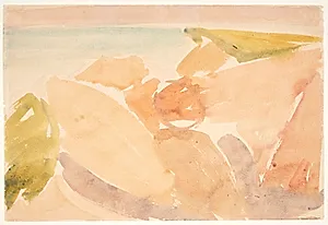Landskab ved havet by Edvard Weie