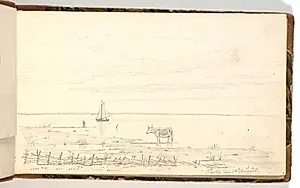 Landskab ved Præstø by Martinus Rørbye