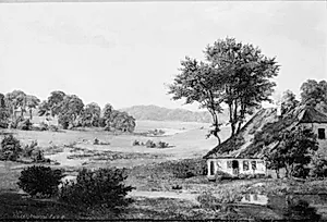 Landskab ved Rugaard by Dankvart Dreyer