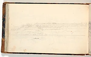 Landskabsskitse by Martinus Rørbye