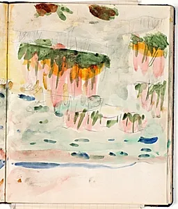 Landskabsstudie by Niels Larsen Stevns