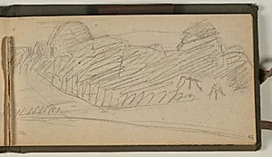Landskabsstudie by Niels Larsen Stevns