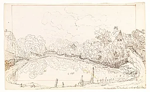 Lange Dam. Fredensborg by Adam Gjelstrup