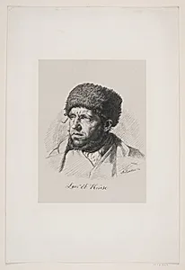 Lars A Kruse. Hoved by Michael Ancher