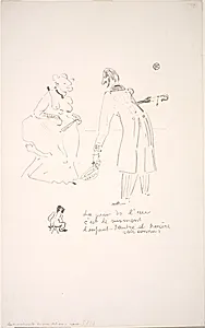 Le Compliment du Jour de l'An by Henri de Toulouse-Lautrec