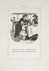 Le dejeuner by Lorenz Frølich