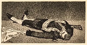 Le torero mort by Édouard Manet