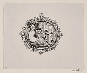 Leda med svanen by Oscar Andersen