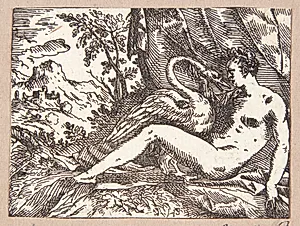 Leda og svanen by Hans Strohmayer