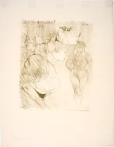 Lender Saluant by Henri de Toulouse-Lautrec