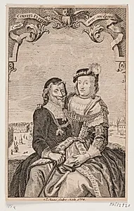 Leonora Christina og Corfitz Ulfeldt by Jonas Haas