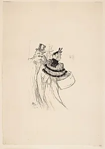 Les Vieux Messieurs by Henri de Toulouse-Lautrec
