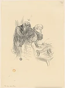 Les Vieux Papillons by Henri de Toulouse-Lautrec