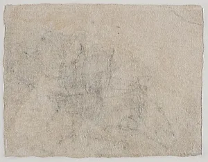 Let skitse af kropsfragment by Auguste Rodin