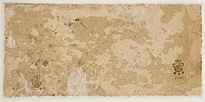Let skitseret gavl eller kornhjelm by Rembrandt van Rijn
