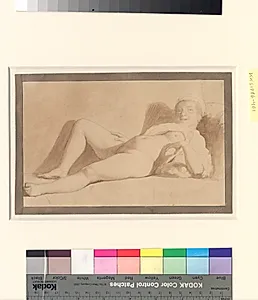 Liggende kvindelig model by C.W. Eckersberg