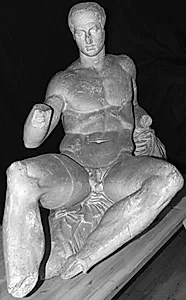 Liggende mand, Dionysos by Ubekendt