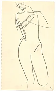 Liggende model by Isakson, Karl