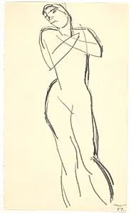 Liggende model by Isakson, Karl