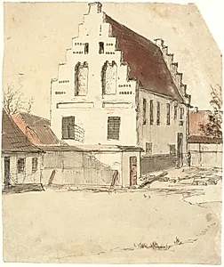 Ligkapellet ved Frue Kirke i Odense by Dankvart Dreyer