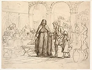 Lignelsen om den store nadver by Wilhelm Marstrand