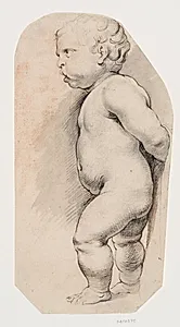 Lille dreng, en antik(?) skulptur by Willem Panneels