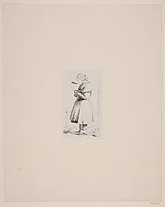 Lille Regine i Vallekilde by Johan Thomas Lundbye