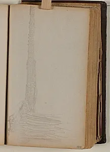 Limfjordslandskab (nær Løgstør?), i v. forgrund rygvendt mand med kikkert by Niels Larsen Stevns