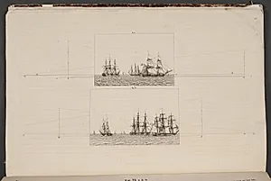 "Linearperspectiven". Tavle IXb by C.W. Eckersberg