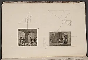 "Linearperspectiven". Tavle VIII by C.W. Eckersberg