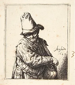 Lirekassemand by Adriaen van Ostade