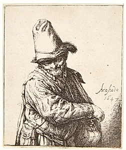 Lirekassemand by Adriaen van Ostade