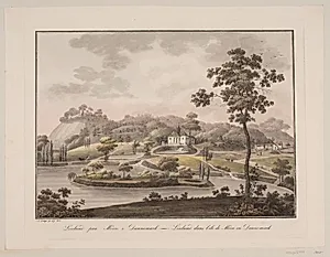 Liselund på Møn i Danmark by Søren L. Lange