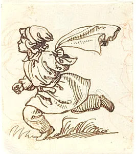 Løbende dreng by Lorenz Frølich