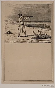 Lodsen. Nr. 19 i Chr. Winther og M. Rørbye, "25 Billeder for små børn" by Adolph Kittendorff