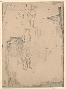 Løse figurskitser by Niels Larsen Stevns