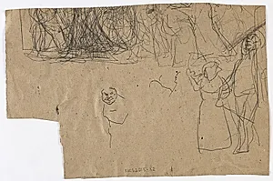 Løse figurskitser by Oluf Hartmann