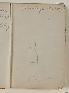 Løse rids og en adresse by Niels Larsen Stevns