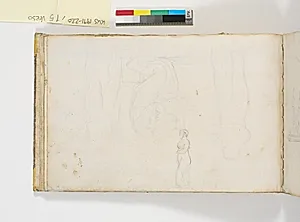 Løse skitser af figurer by C.W. Eckersberg